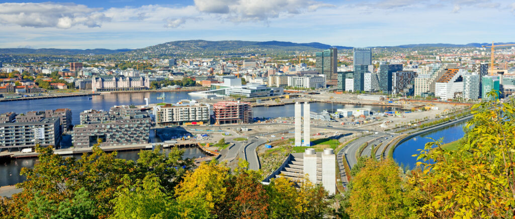 View of Oslo city Norway